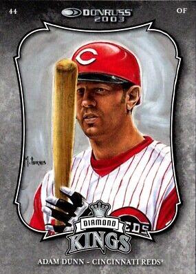 Adam Dunn #3 Baseball Cards 2003 Donruss Diamond Kings