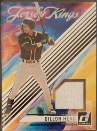 Dillon Head #PJK-DH Baseball Cards 2024 Donruss Prospect Jersey Kings