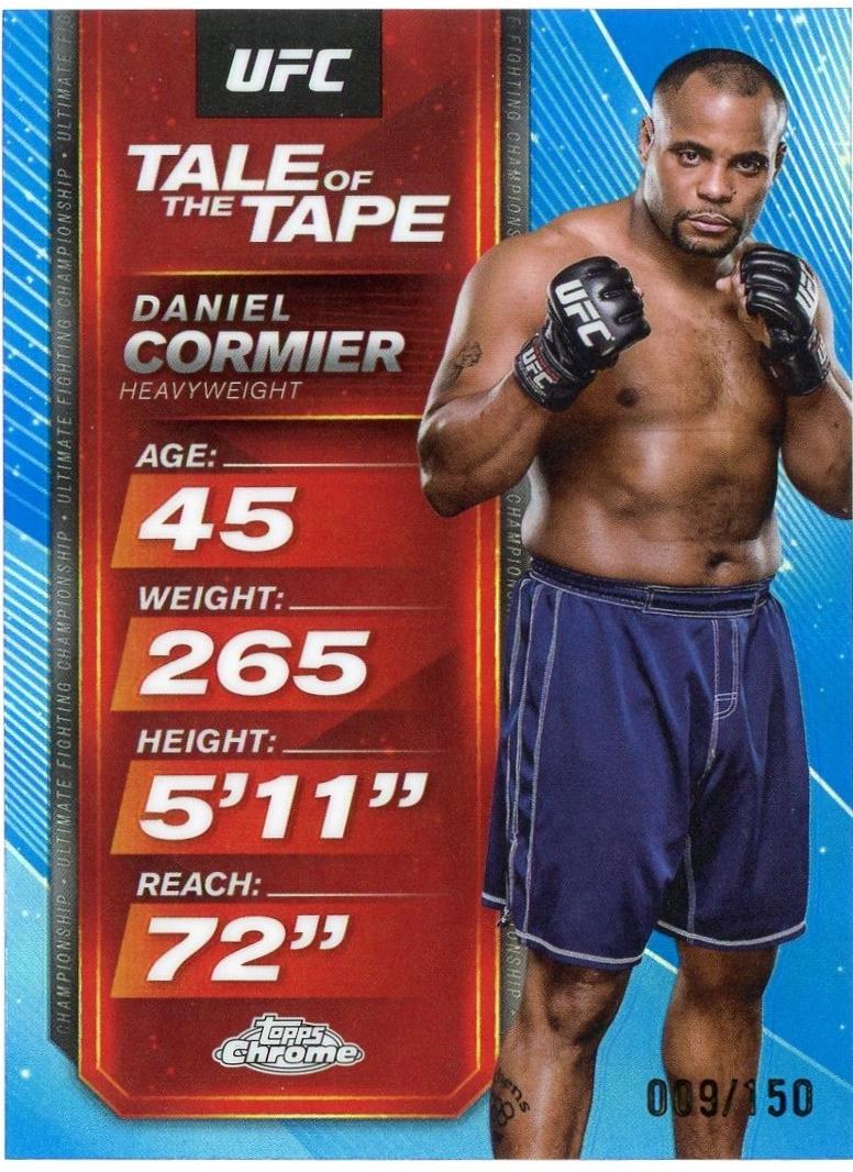 Daniel Cormier [Blue Refractor] #TTT-22 Prices | 2025 Topps Chrome