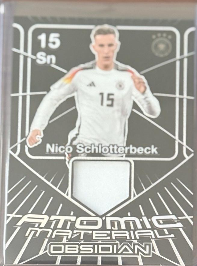 Nico Schlotterbeck #AM-SN 2024 Panini Obsidian Atomic Material Soccer