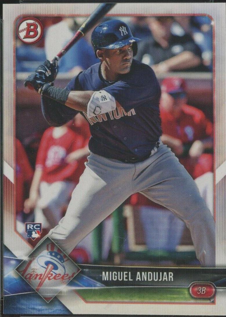 Miguel Andujar #75 Baseball Cards 2018 Bowman