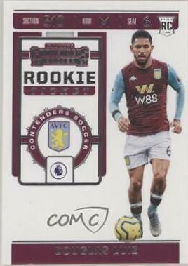 Douglas Luiz #RT-15 Soccer Cards 2019 Panini Chronicles Contenders Rookie Ticket