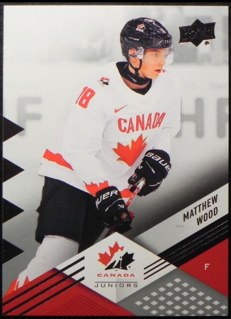 Matthew Wood #51 2024 Upper Deck Team Canada Juniors Hockey
