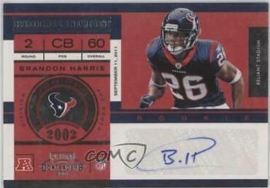Brandon Harris #114 2011 Playoff Contenders Football