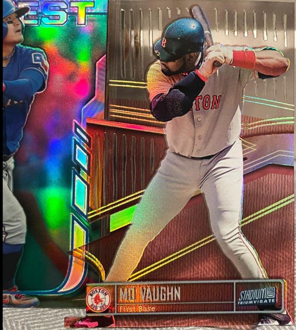 Mo Vaughn #T7C 1999 Stadium Club Triumvirate Baseball