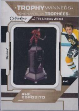 Phil Esposito #P-35 Hockey Cards 2018 O-Pee-Chee Manufactured Trophy Winners Patches