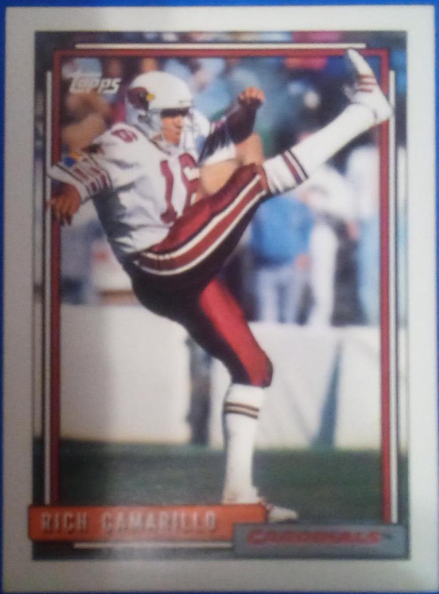 Rich Camarillo #2 Football Cards 1992 Topps