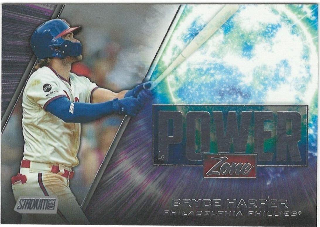 Bryce Harper #PZ-13 Baseball Cards 2020 Stadium Club Chrome Power Zone