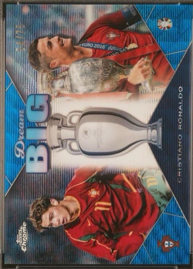 Cristiano Ronaldo [Blue Wave Refractor] #DB-7