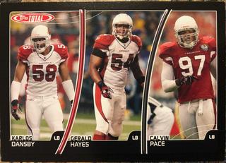 Gerald Hayes, Calvin Pace, Karlos Dansby
