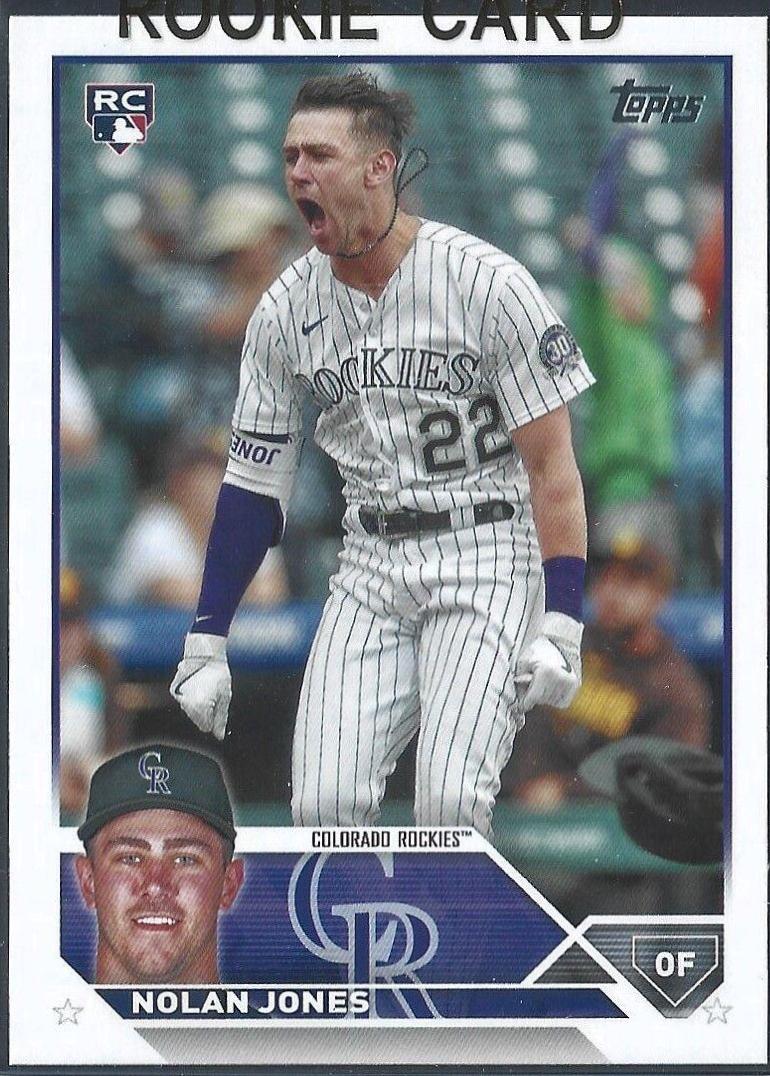 Nolan Jones #US85 Baseball Cards 2023 Topps Update