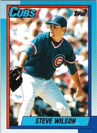 Steve Wilson #741 Baseball Cards 1990 Topps