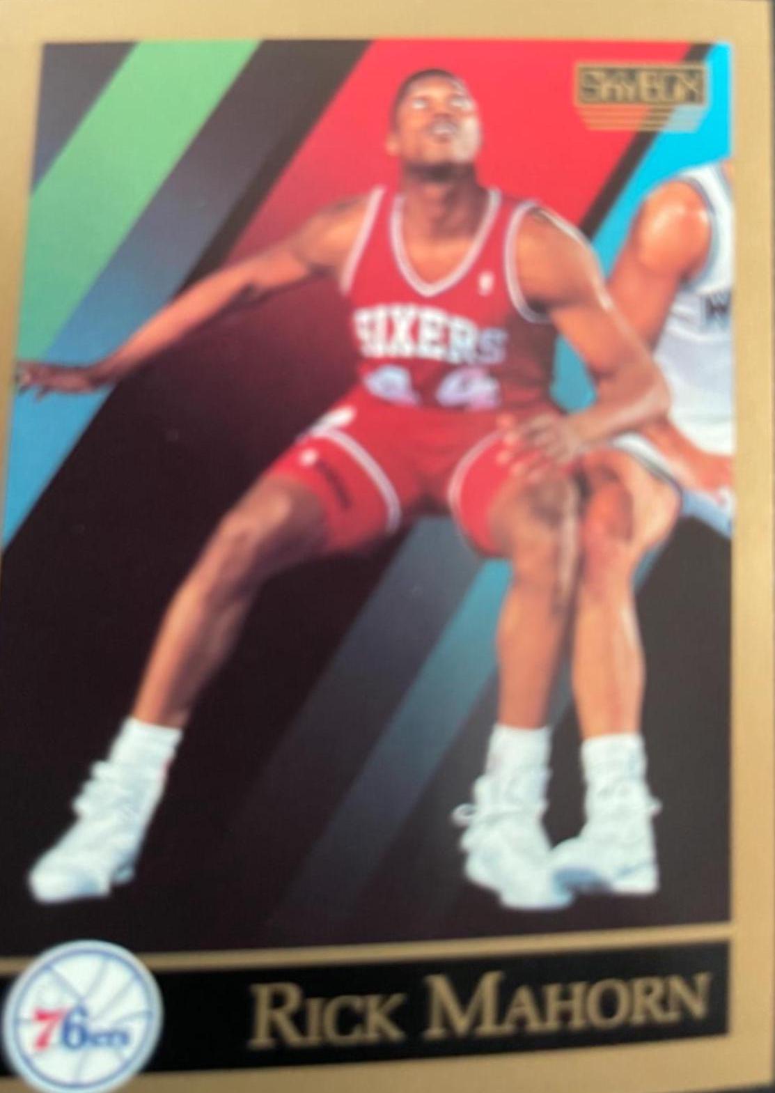 Rick Mahorn #217 Basketball Cards 1990 Skybox