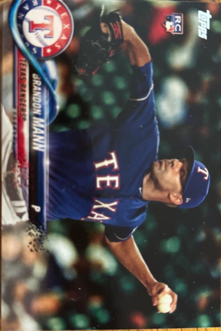 Brandon Mann #US208 Baseball Cards 2018 Topps Update