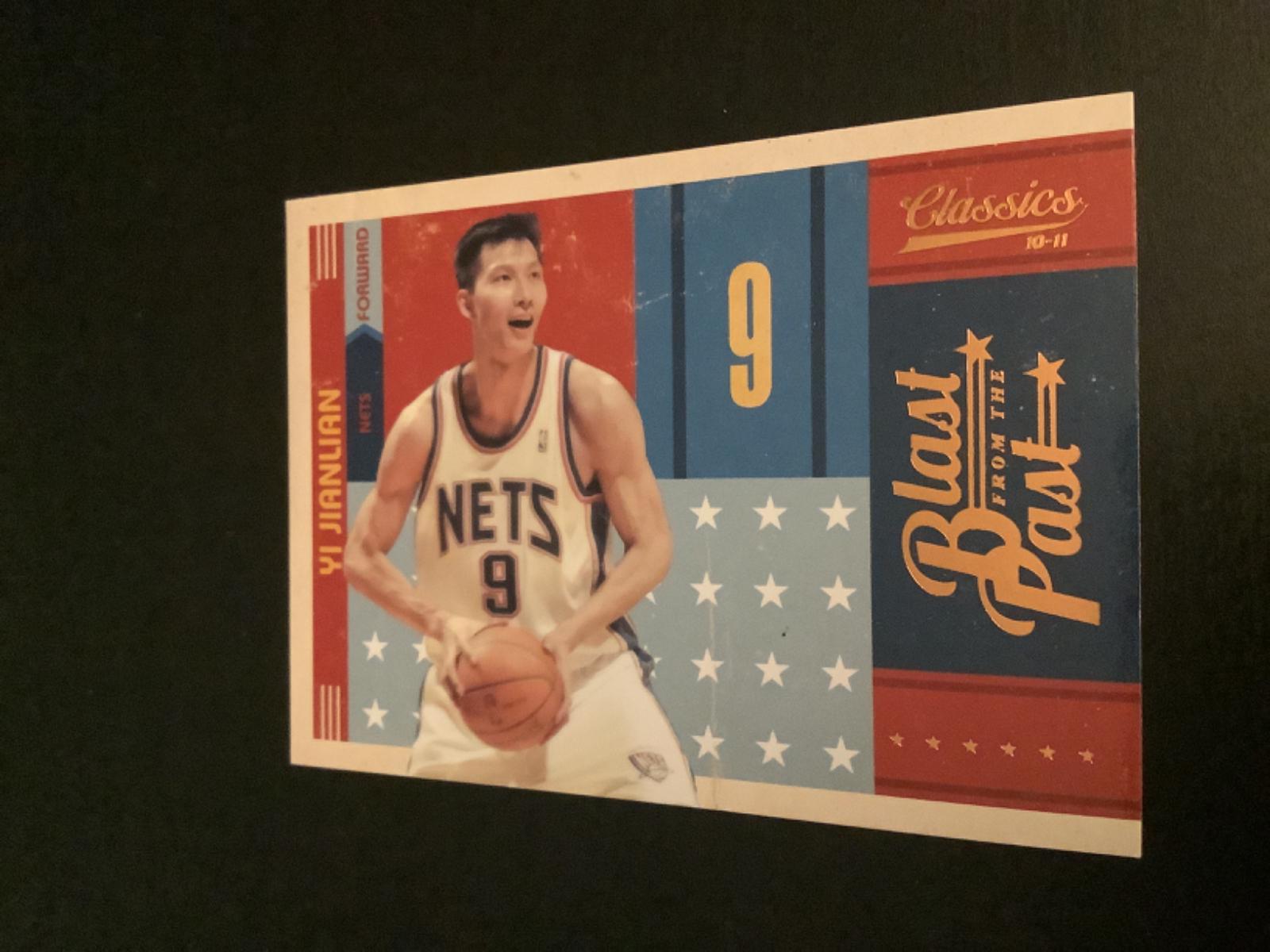 Yi Jianlian #17 Basketball Cards 2010 Panini Classics Blast From the Past