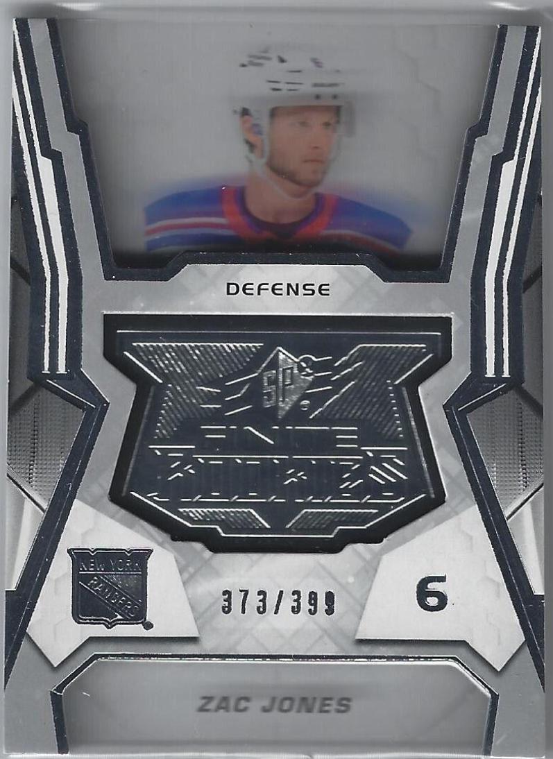 Zac Jones #F-12 Hockey Cards 2021 SPx Finite Rookies