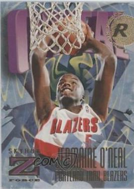 Jermaine O'Neal #159 Basketball Cards 1996 Skybox Z Force
