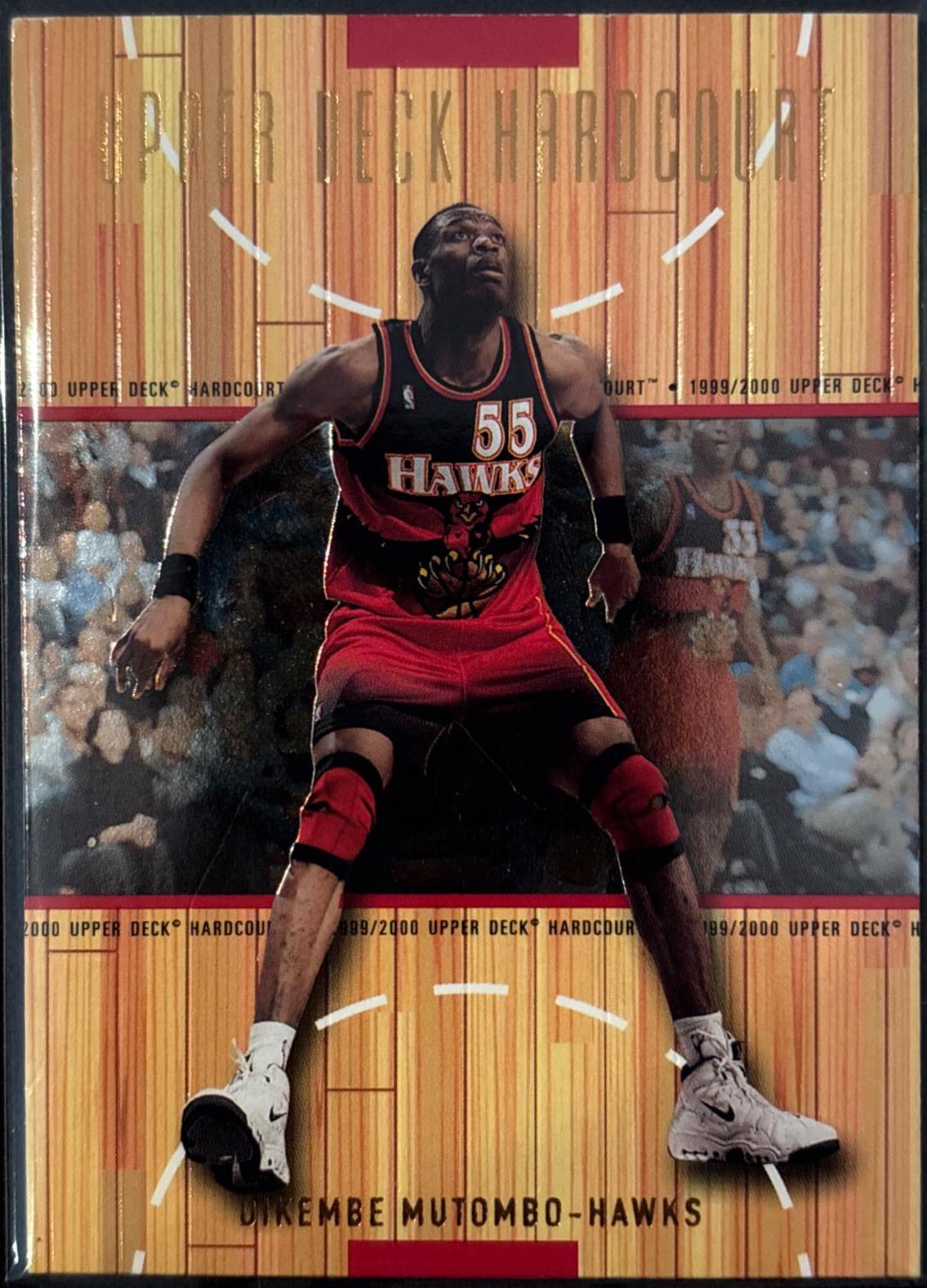 Dikembe Mutombo #1 Basketball Cards 1999 Upper Deck Hardcourt