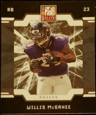 Willis McGahee #8 Football Cards 2009 Panini Donruss Elite