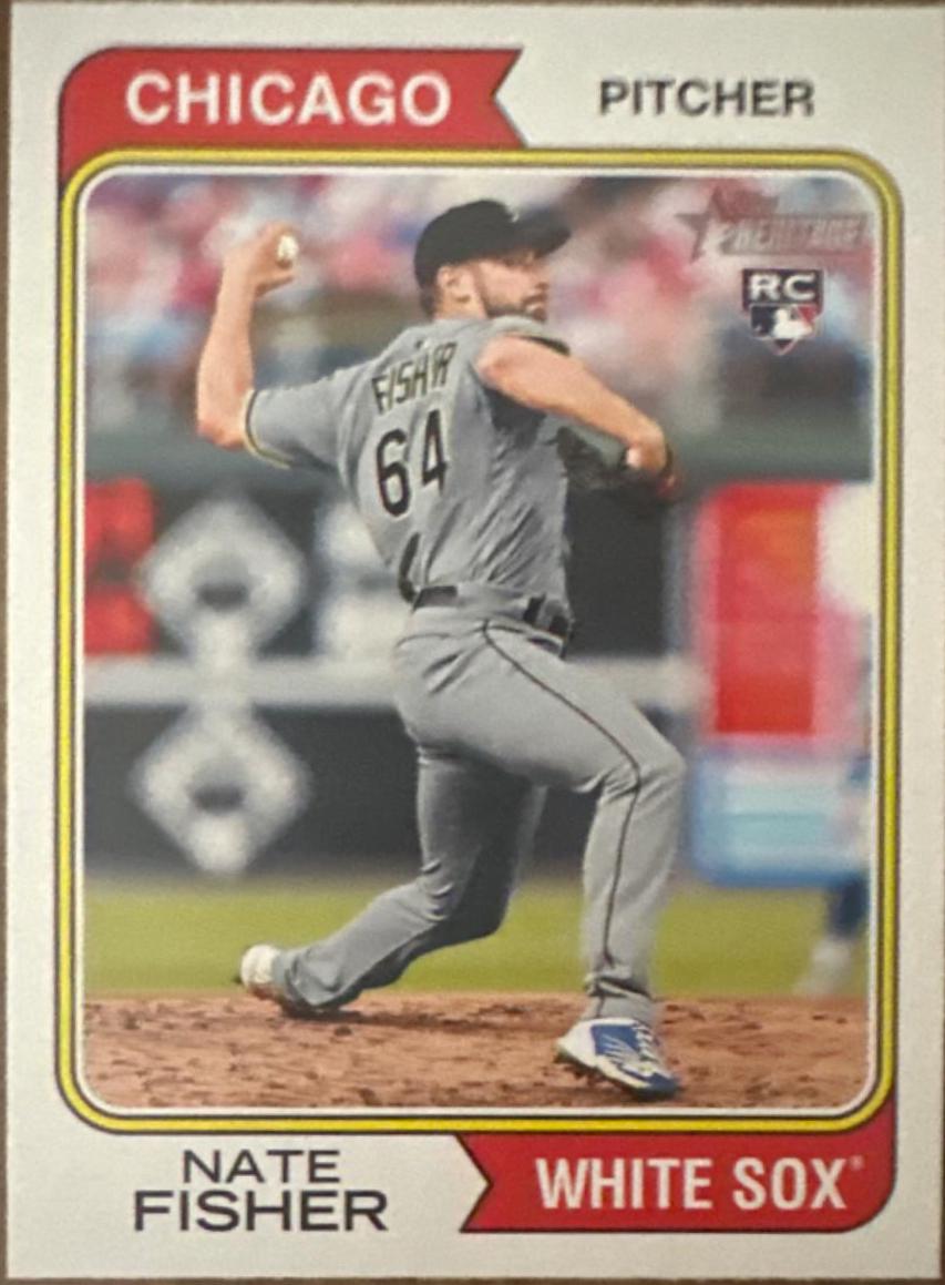 Nate Fisher #352 Baseball Cards 2023 Topps Heritage