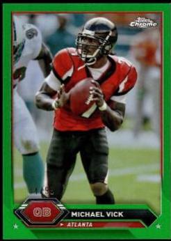 Michael Vick [Green Refractor] #50