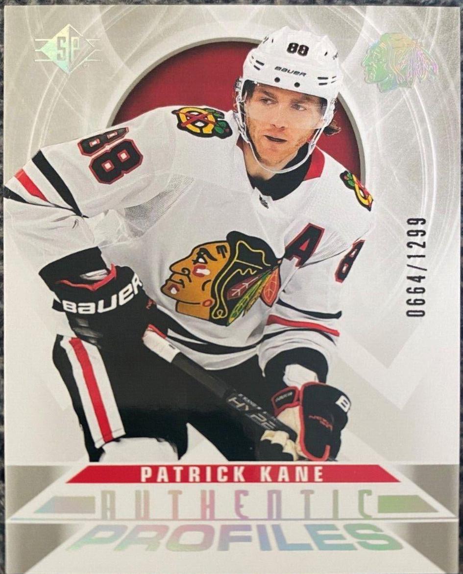 Patrick Kane #AP-16 Hockey Cards 2020 SP Authentic Profiles