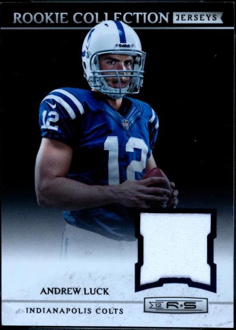 Andrew Luck #12 Football Cards 2012 Panini Rookies & Stars Rookie Collection Jersey