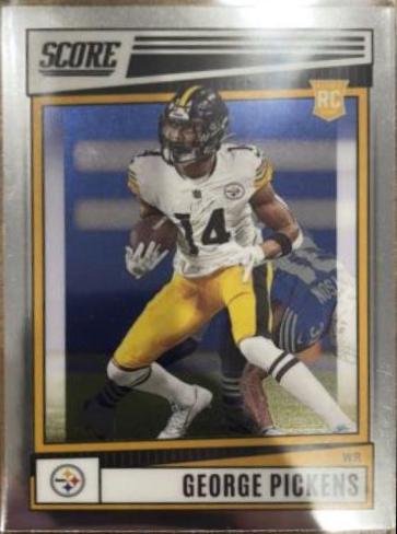 George Pickens #SP-383 Football Cards 2022 Panini Chronicles Score Premium Rookies