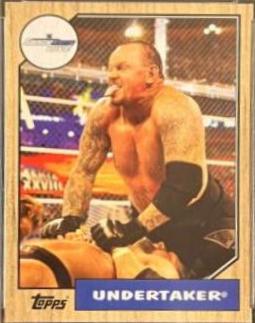 Undertaker #66 Wrestling Cards 2017 Topps WWE Heritage