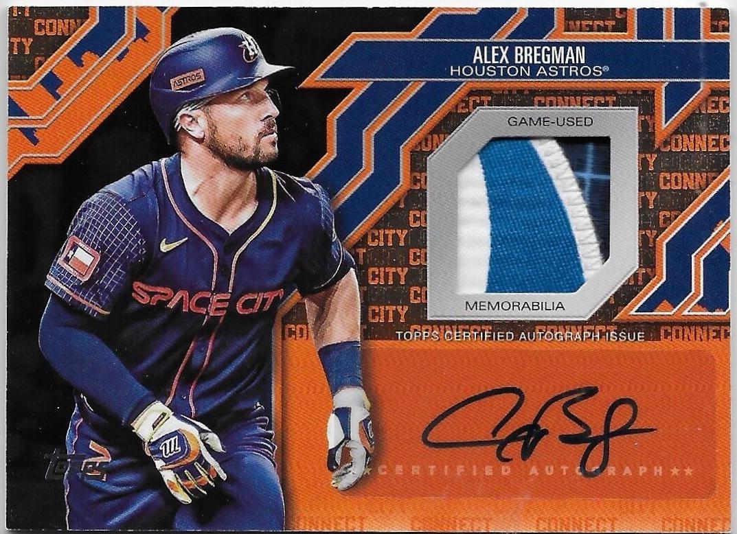 Alex Bregman #CCAR-AB 2025 Topps City Connect Swatch Collection Autograph Relic Baseball