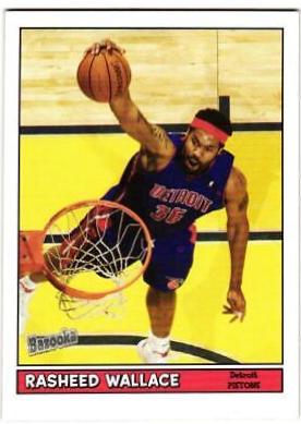 Rasheed Wallace #16 Basketball Cards 2005 Topps Bazooka