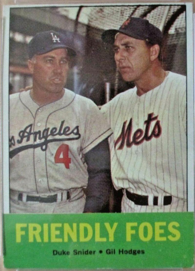 D. Snider, G. Hodges #68 Baseball Cards 1963 Topps