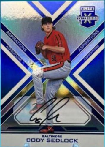 Cody Sedlock [Autograph Aspirations Blue] #69