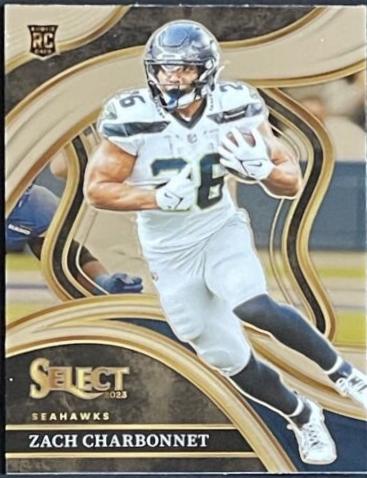 Zach Charbonnet #202 Football Cards 2023 Panini Select