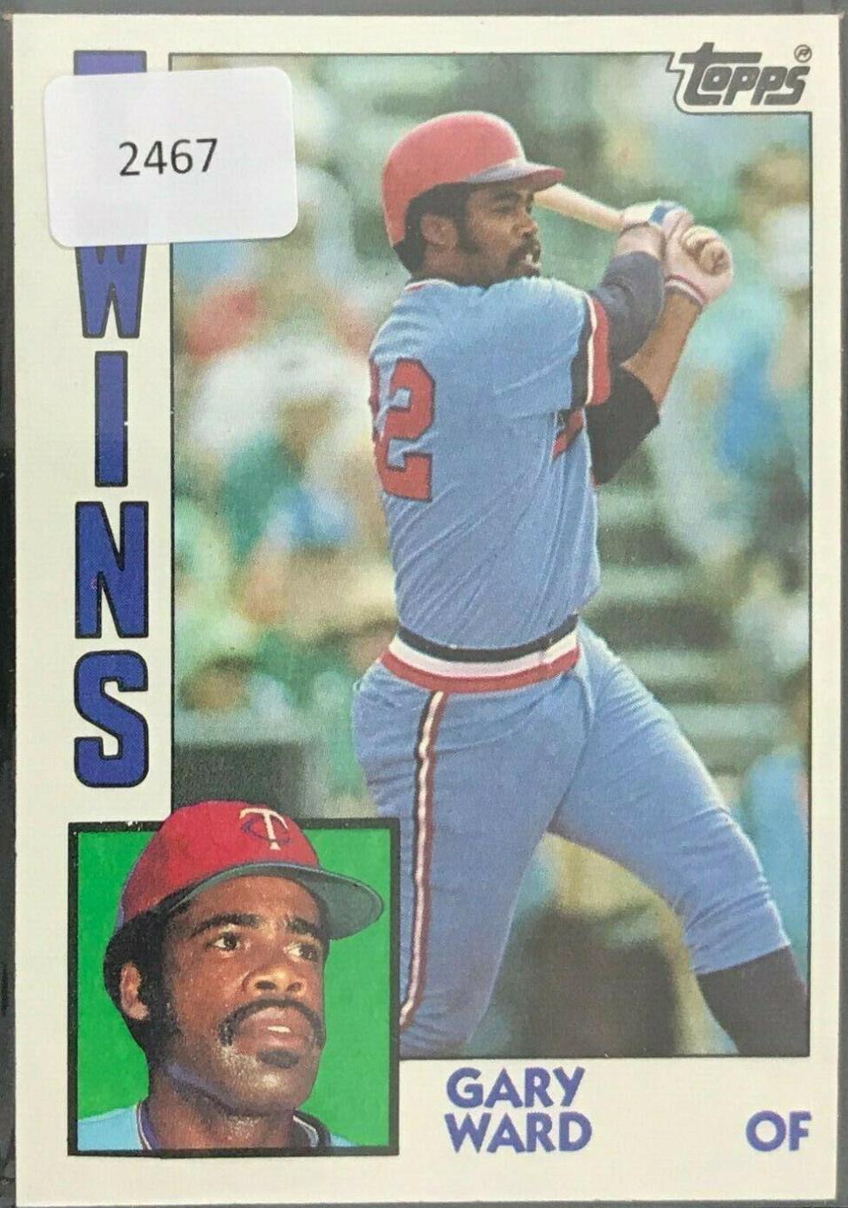 Gary Ward #67 Baseball Cards 1984 Topps