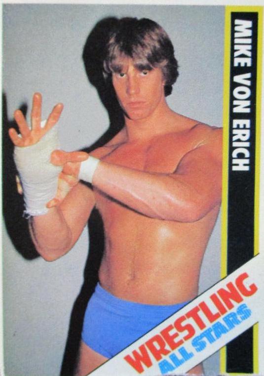 Mike Von Erich #40 Wrestling Cards 1985 Wrestling All Stars