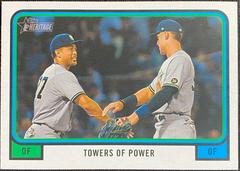 Aaron Judge, Giancarlo Stanton #CC-5 Baseball Cards 2022 Topps Heritage Combo Cards Prices