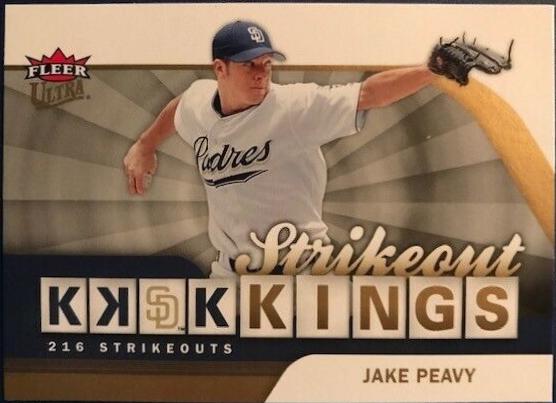 Jake Peavy #SOK3 Baseball Cards 2006 Ultra Strikeout Kings