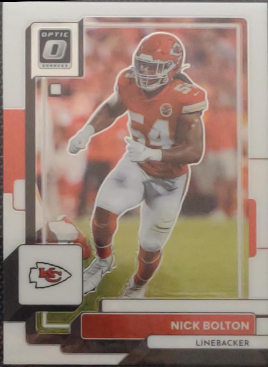 Nick Bolton #98 2022 Panini Donruss Optic Football