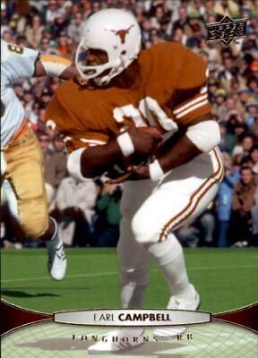 Earl Campbell #19 Football Cards 2012 Upper Deck