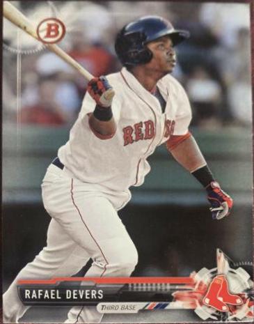 Rafael Devers #BP101 Baseball Cards 2017 Bowman Prospects