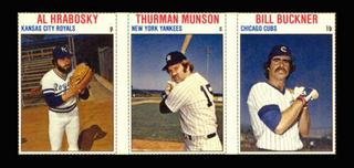 Al Hrabosky, Bill Buckner, Thurman Munson