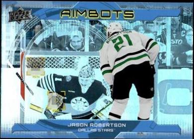 Jason Robertson #AB-13 Hockey Cards 2024 Upper Deck Aimbot