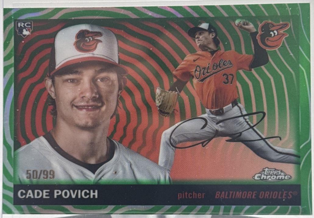 2025 Cade Povich [Green Vibrations Refractor] #319