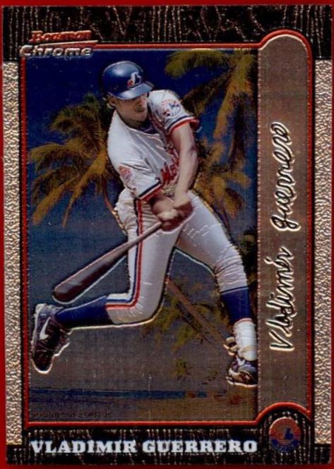 Vladimir Guerrero #7 Baseball Cards 1999 Bowman Chrome International