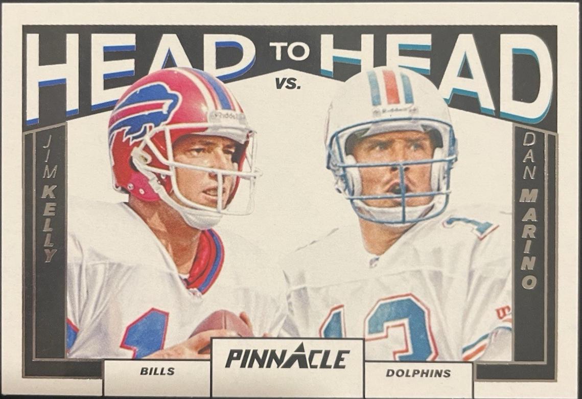 Dan Marino / Jim Kelly #2 Football Cards 2024 Panini Encore Head to Head