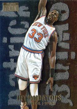 Patrick Ewing #6 Basketball Cards 1996 Skybox Premium Intimidators