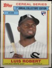 Luis Robert #199 Baseball Cards 2020 Topps Throwback Thursday