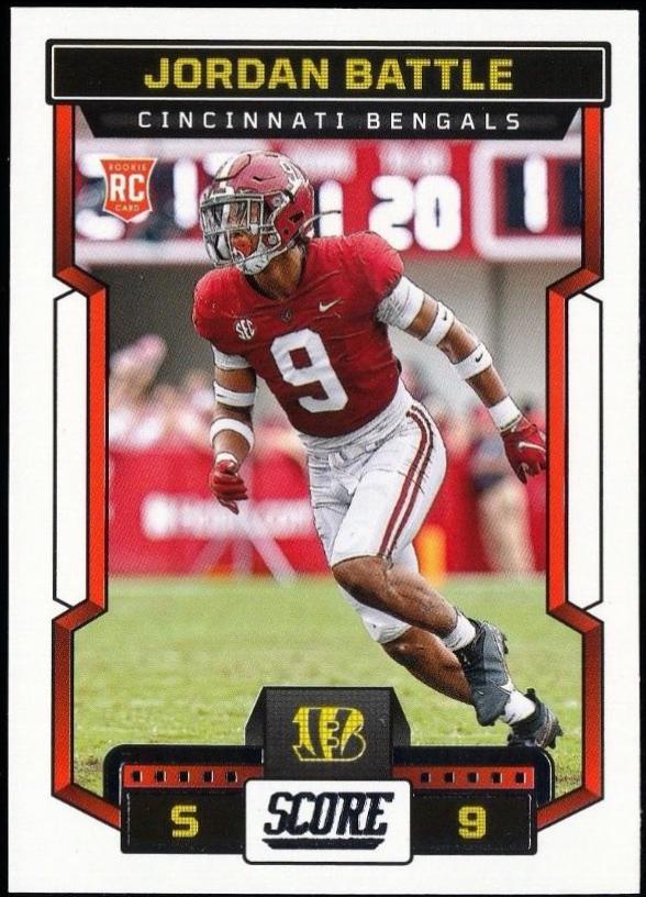 Jordan Battle #386 Football Cards 2023 Panini Score