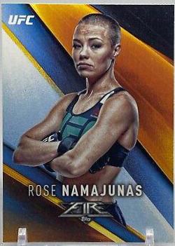 Rose Namajunas #50 Ufc Cards 2017 Topps UFC Fire